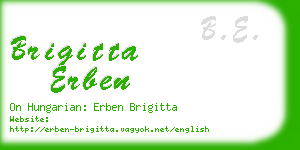 brigitta erben business card